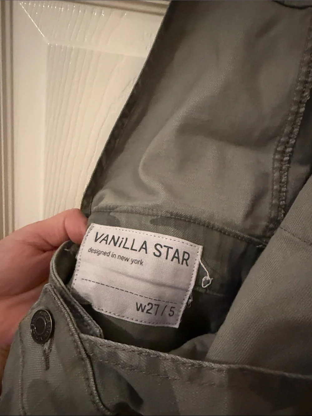 Vanilla Star Olive Green Camo Overalls